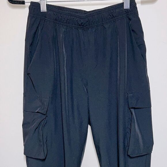 Alana Black High Waist Pull On Cargo Joggers Womens S - Picture 3 of 8